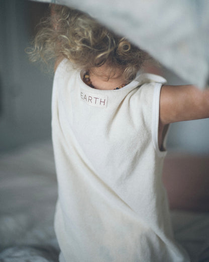Sleeping vest - Ecru Cream [EARTH THE ARCHIVE] (26AW)