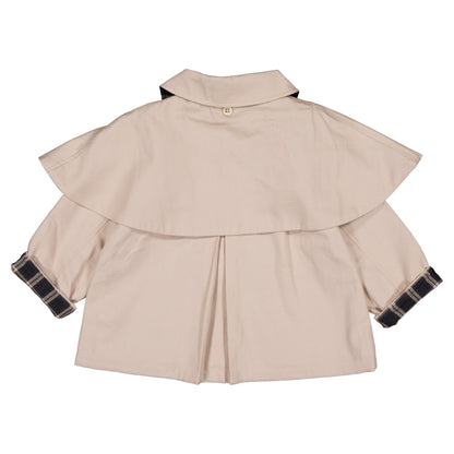 Jacket AMOVIBLE cape SHERLOCK- BEIGE [Maison Marelle](25SS DROP2)