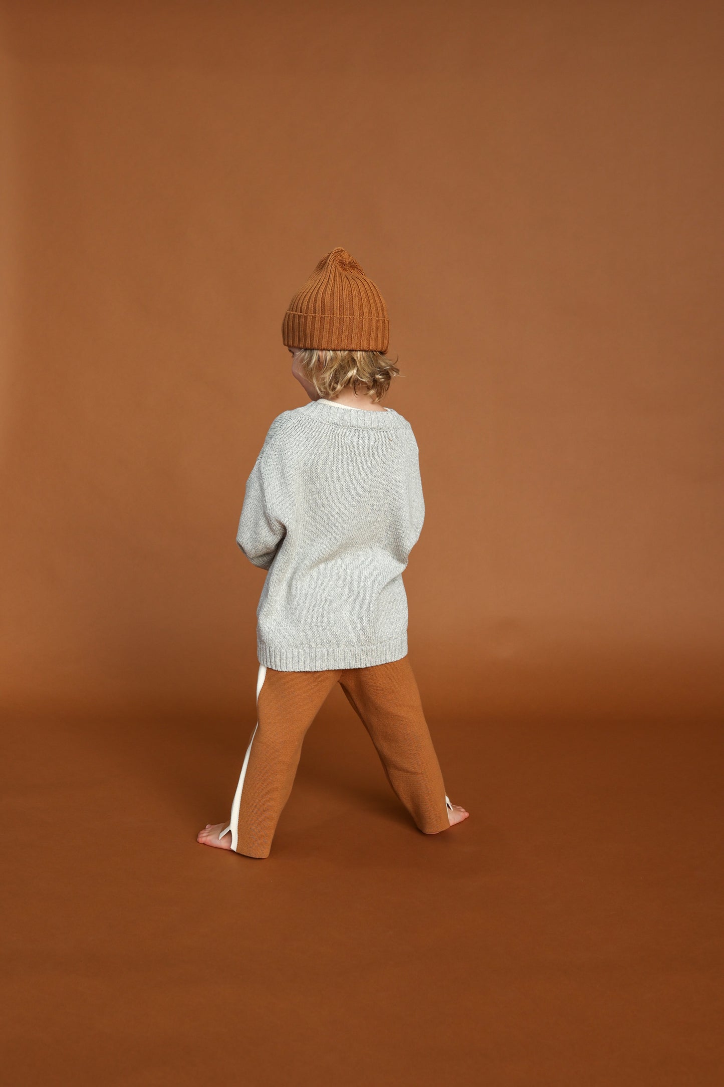 Ribbed Pixie Beanie - Toast [GROWN](25KIDS CLUB)