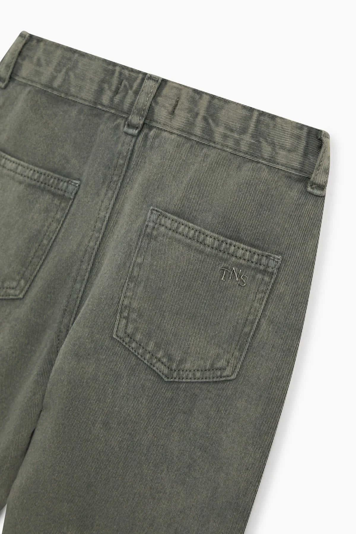TNS Denim Baggy Pant - Tea Leaf [the new society](26AW)drop1