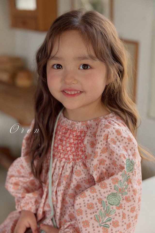 【予約商品】Daisy Smoke One Piece [Oren] (26SS)【2026年3月中旬以降順次発送】