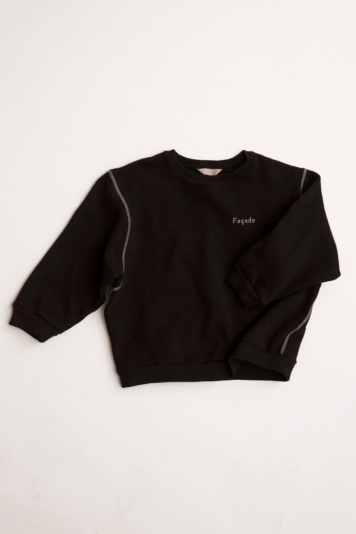 Chunky Sweatshirt - Black [Façade](26AW)drop1