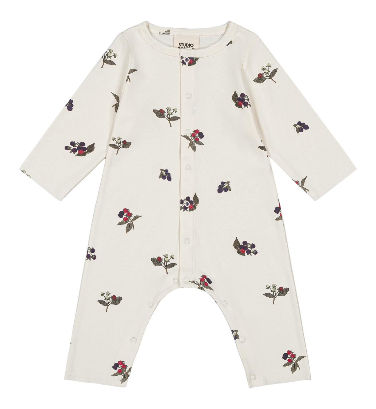 BEN JUMPSUIT - ECRU / BLACKBERRIES [STUDIO BOHEME] (25AW)