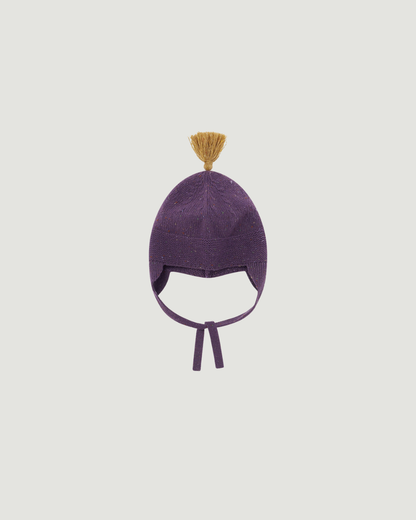 Fig contrast Tassel Hat [Organic Zoo](26AW)drop1