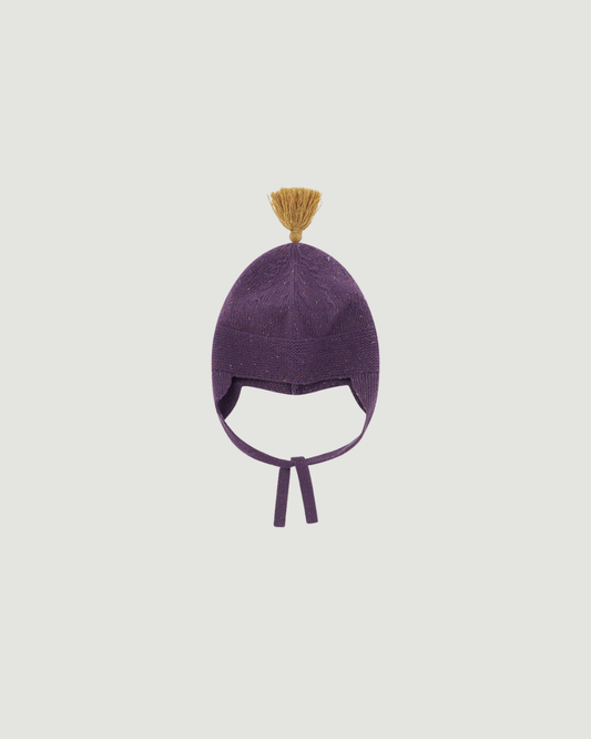 Fig contrast Tassel Hat [Organic Zoo](26AW)drop1