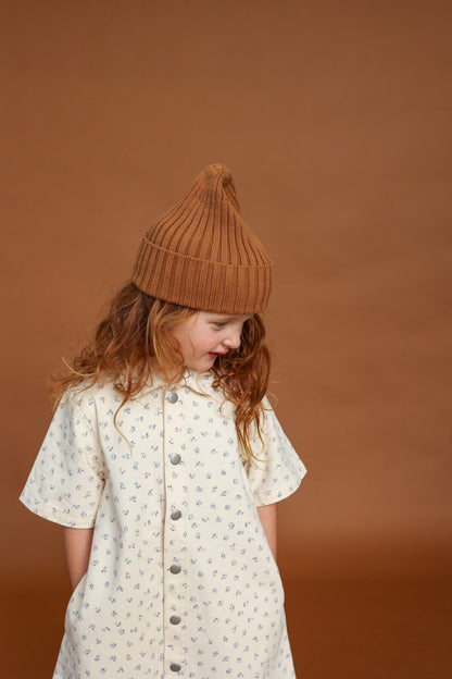 Ribbed Pixie Beanie - Toast [GROWN](25KIDS CLUB)