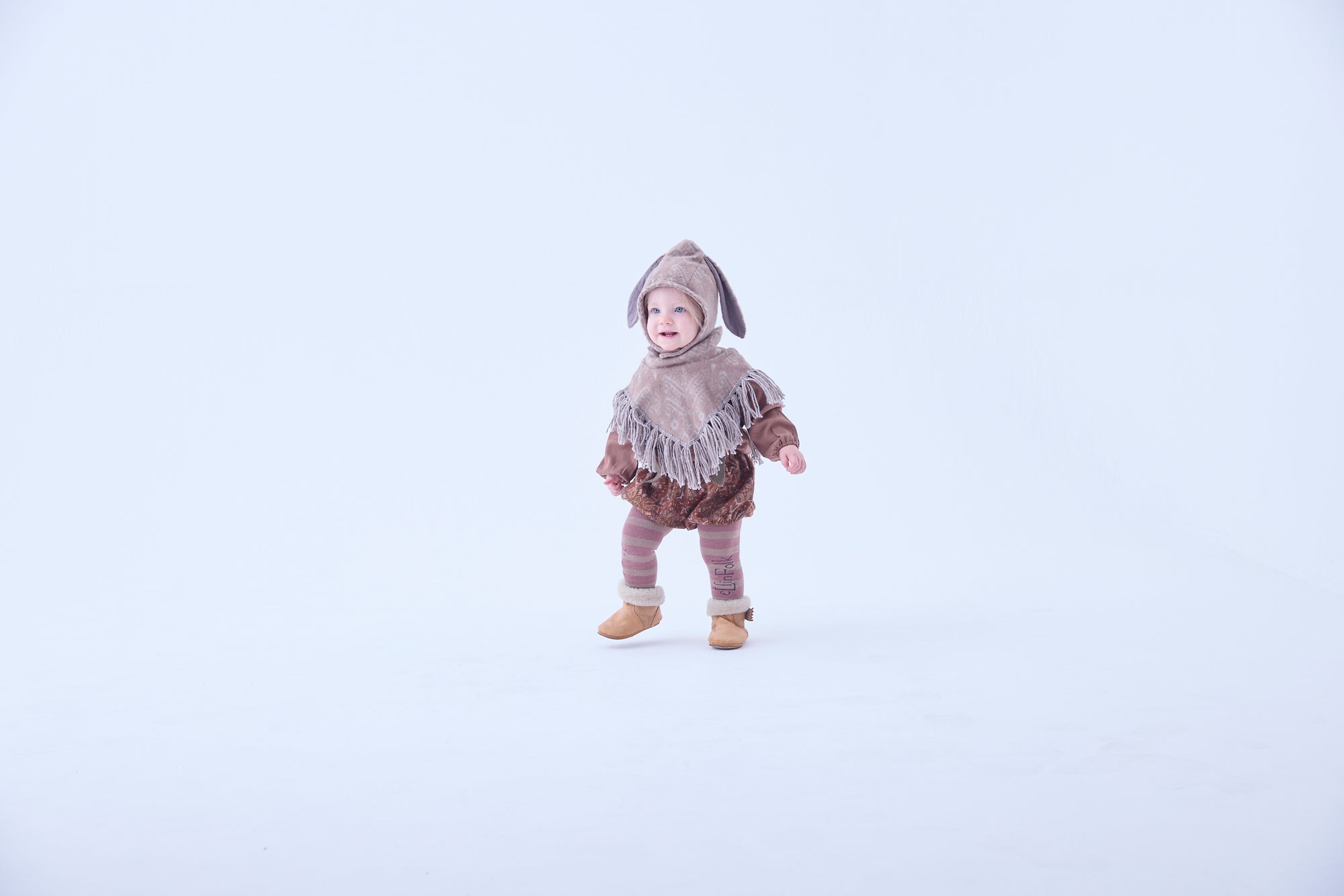 Baby Blouse - Brown [eLfinFolk ] (25AW•Drop1)