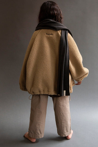 Teddy Zip Sweater - Camel [Façade](26AW)