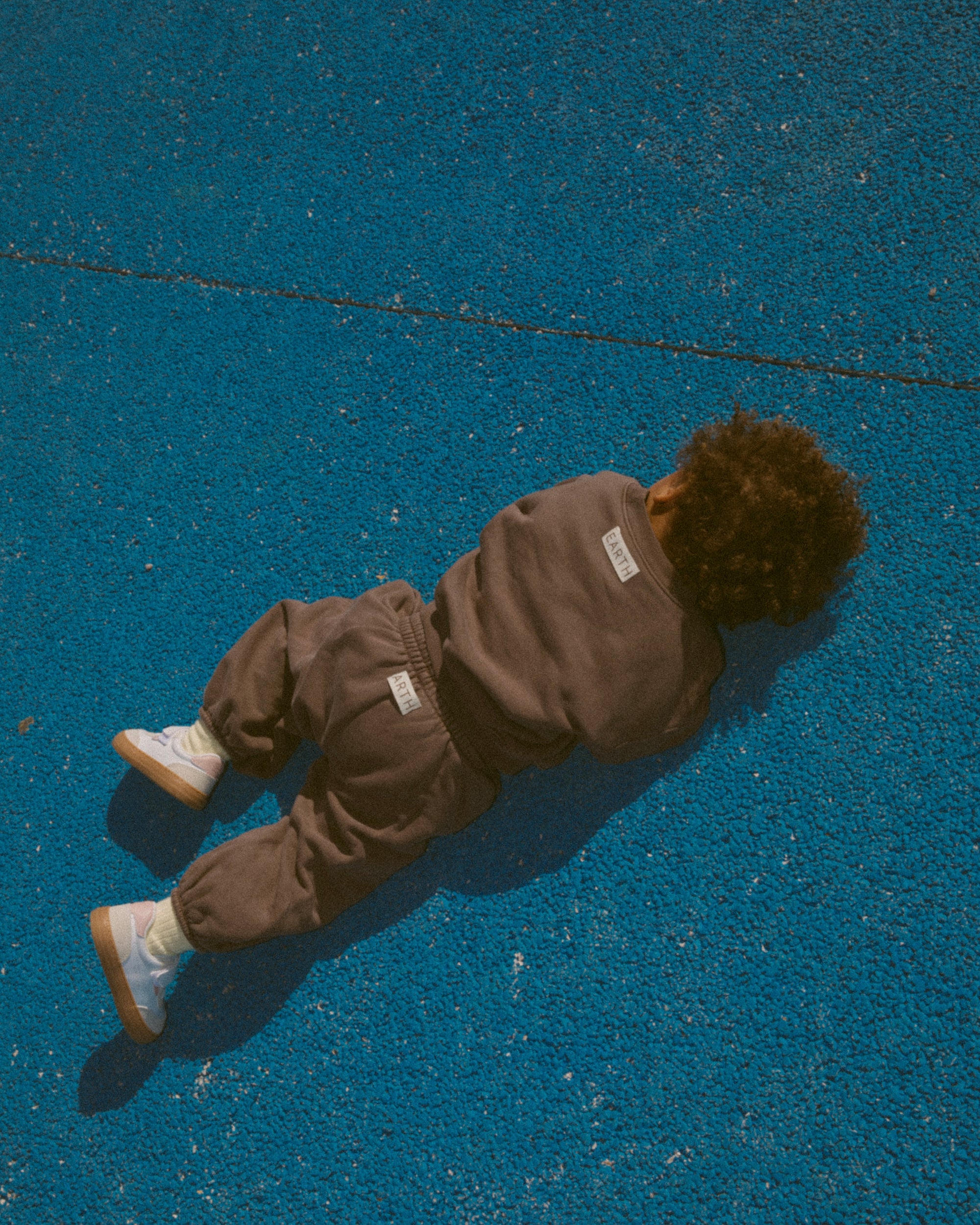Organic French terry bottom - Brown [EARTH THE ARCHIVE] (26AW)