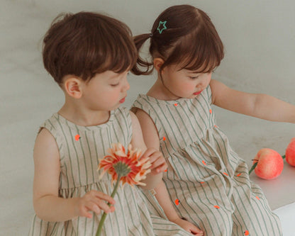 Peach Bloom Linen Suit  [Doucement] (25SS)