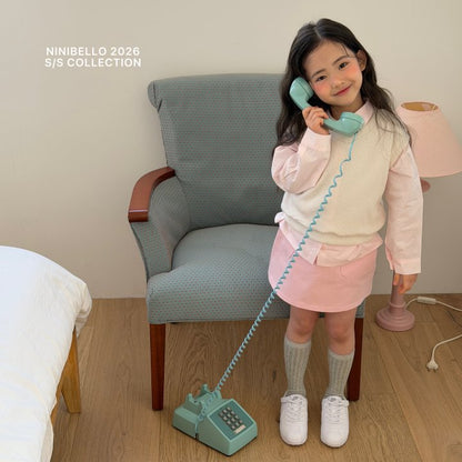 【予約販売】Butter Skirt [NINIBELLO] (26SS)【2026年2月下旬以降順次発送】