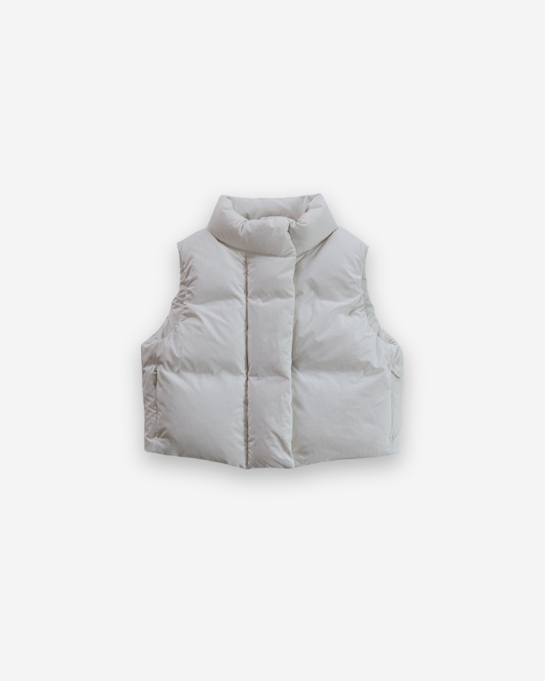 Padded vest - Cream [EARTH THE ARCHIVE] (26AW)