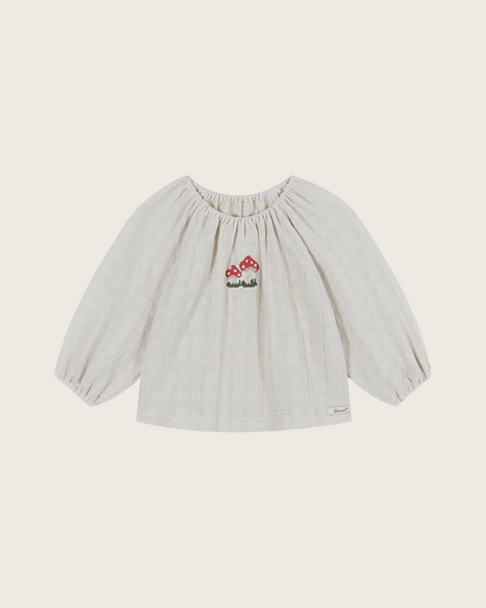 Little Mushroom Blouse [Doucement] (25AW)【2025年10月下旬以降お届け予定】