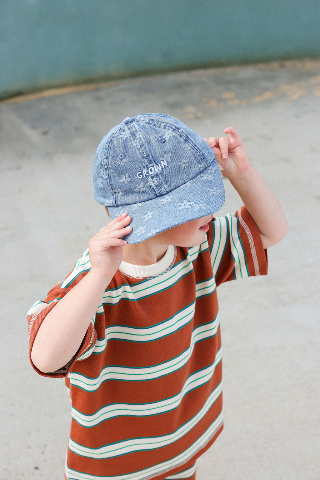 Daisy Denim Cap - Kids [GROWN](26SS)drop2