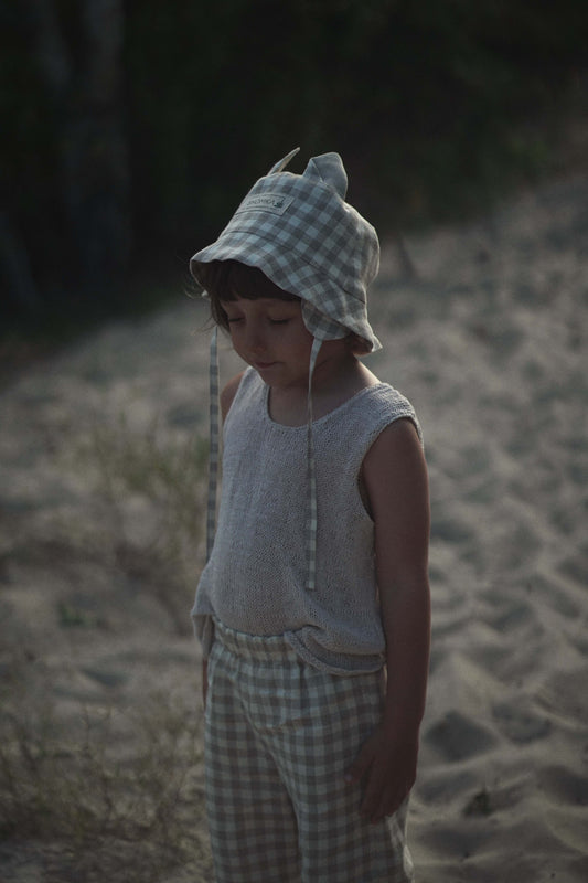 【オーダー会】'CAT' LINEN HAT [SHOMKA] 【2026年4月中旬以降順次発送】