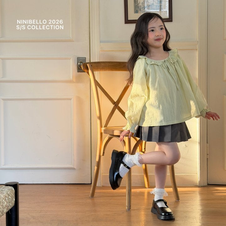 【予約販売】Blossom Blouse [NINIBELLO] (26SS)【2026年2月下旬以降順次発送】