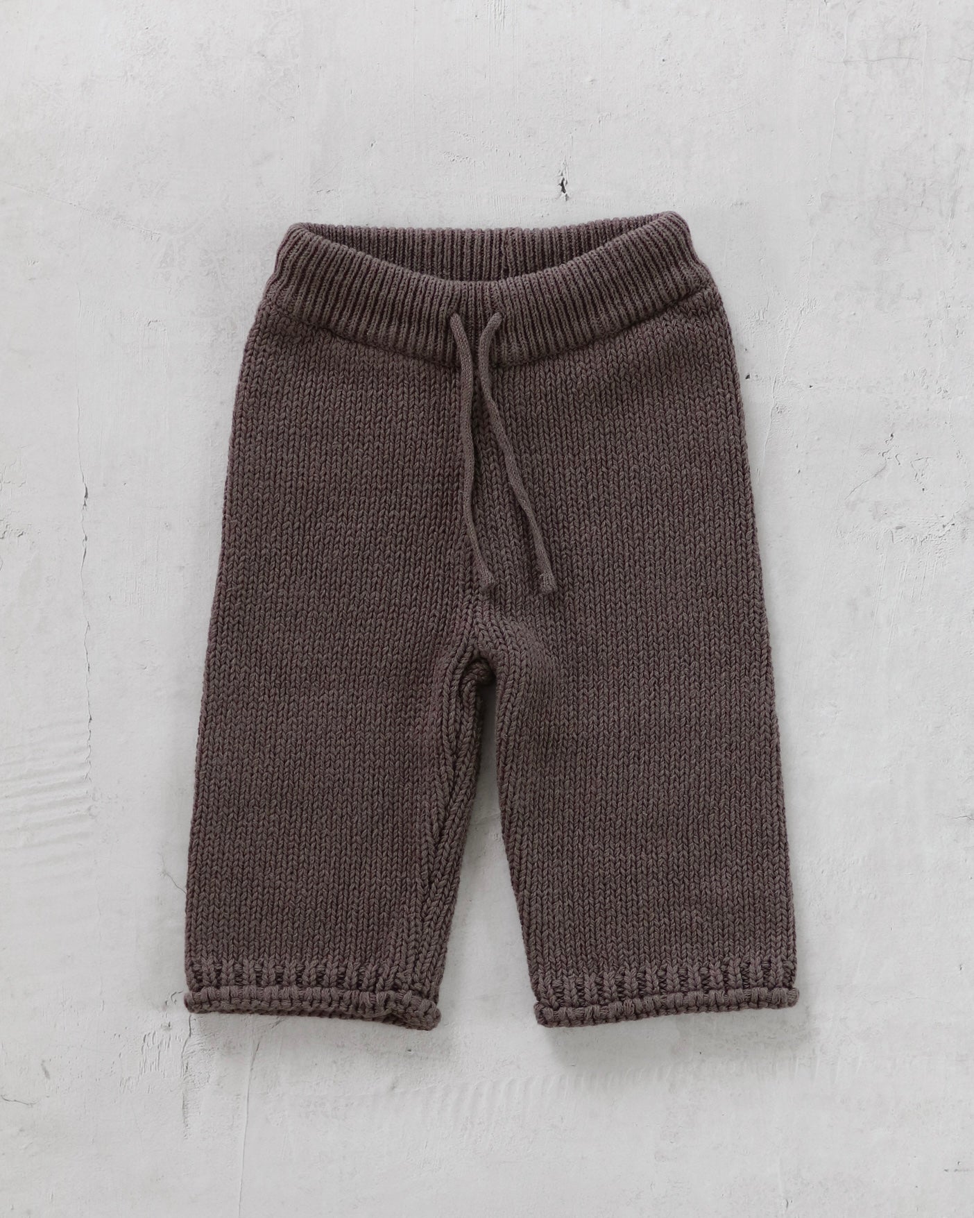 Knit bottom - Brown [EARTH THE ARCHIVE] (26AW)