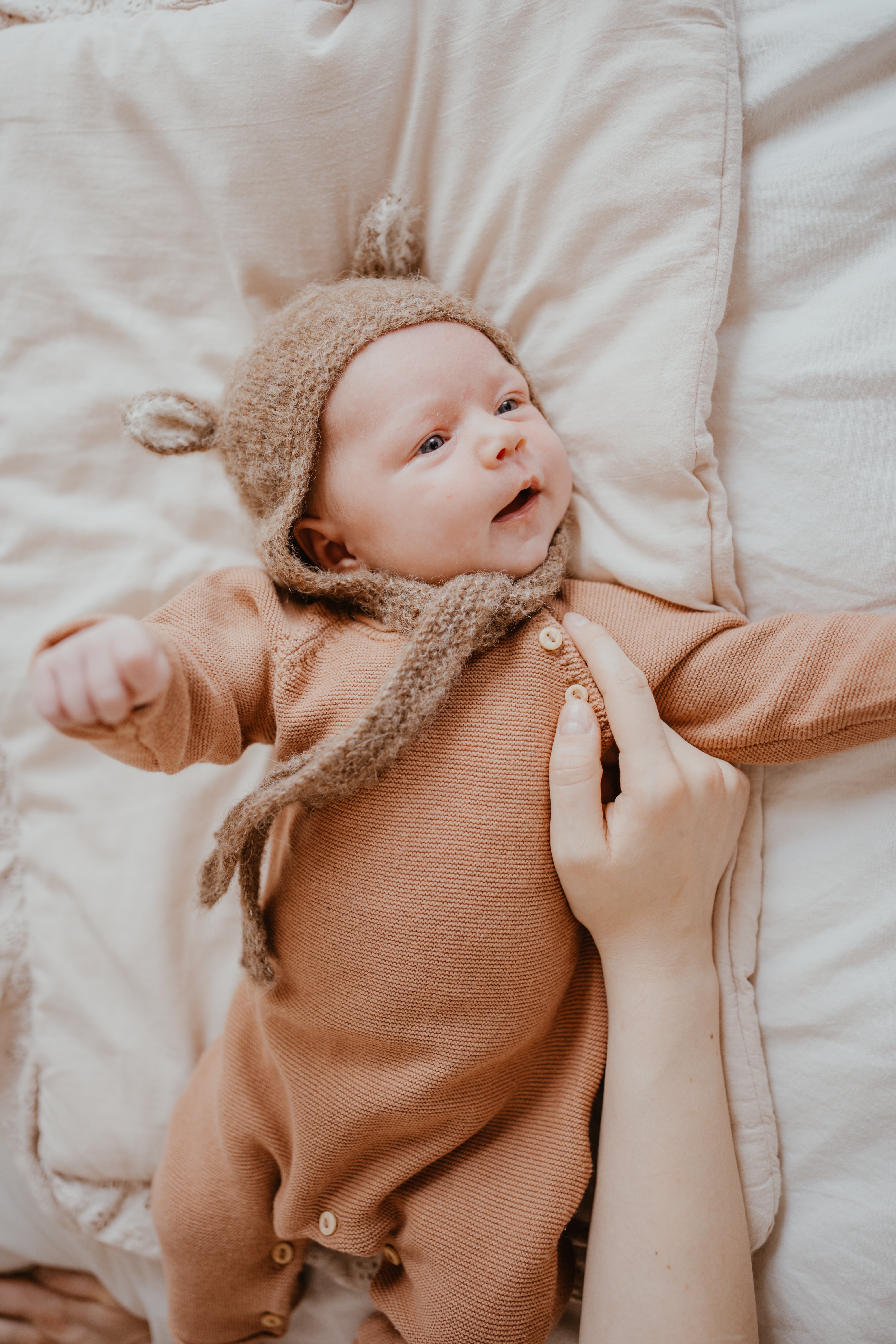 GANG ofKIDS ー fairy hat alpaca & silk ー 即納】6-12m Gang of Kids / Fairy Hat Alpaca & Silk / cream
