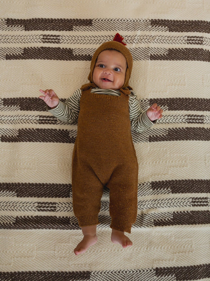 CHESTNUT CONTRAST TASSEL HAT [organic zoo] (25AW)