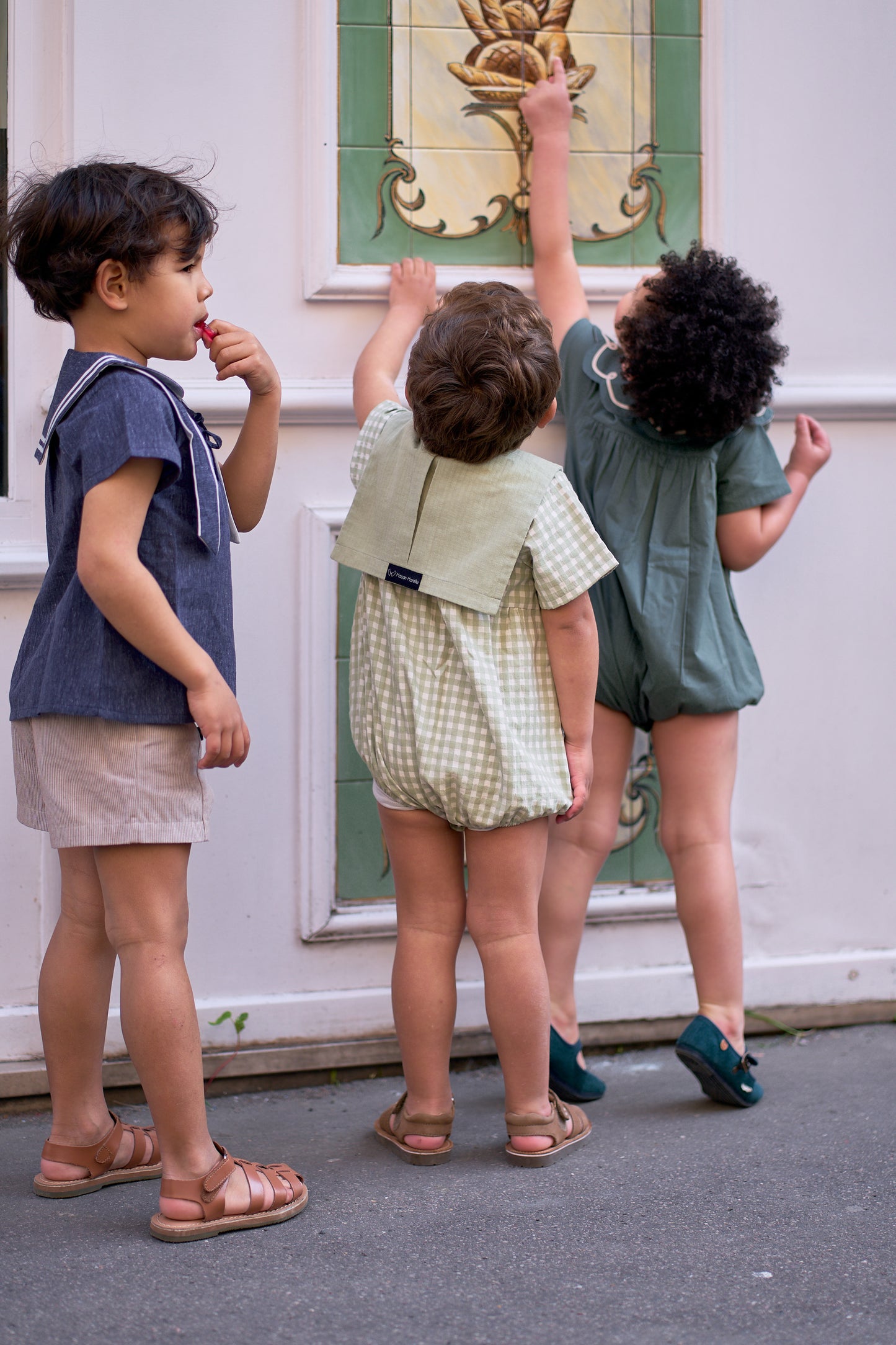 Blouse MAHON - navy blue [Maison Marelle] (26SS)