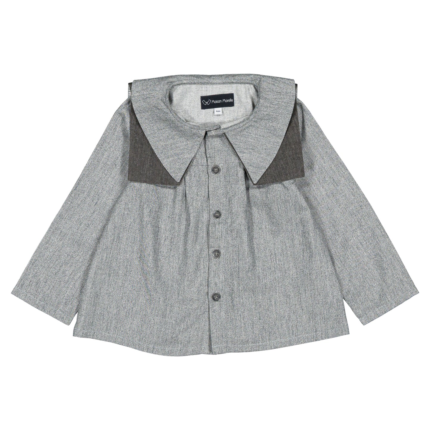 【オーダー会】 Shirt DUC - gray [Maison Marelle](25AW Drop1) 【2025年12月中旬以降発送予定】