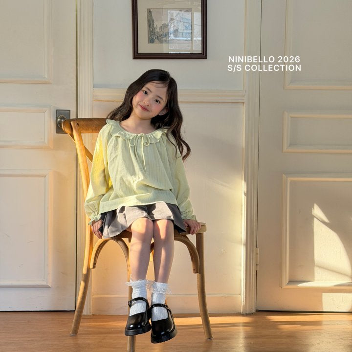 【予約販売】Blossom Blouse [NINIBELLO] (26SS)【2026年2月下旬以降順次発送】