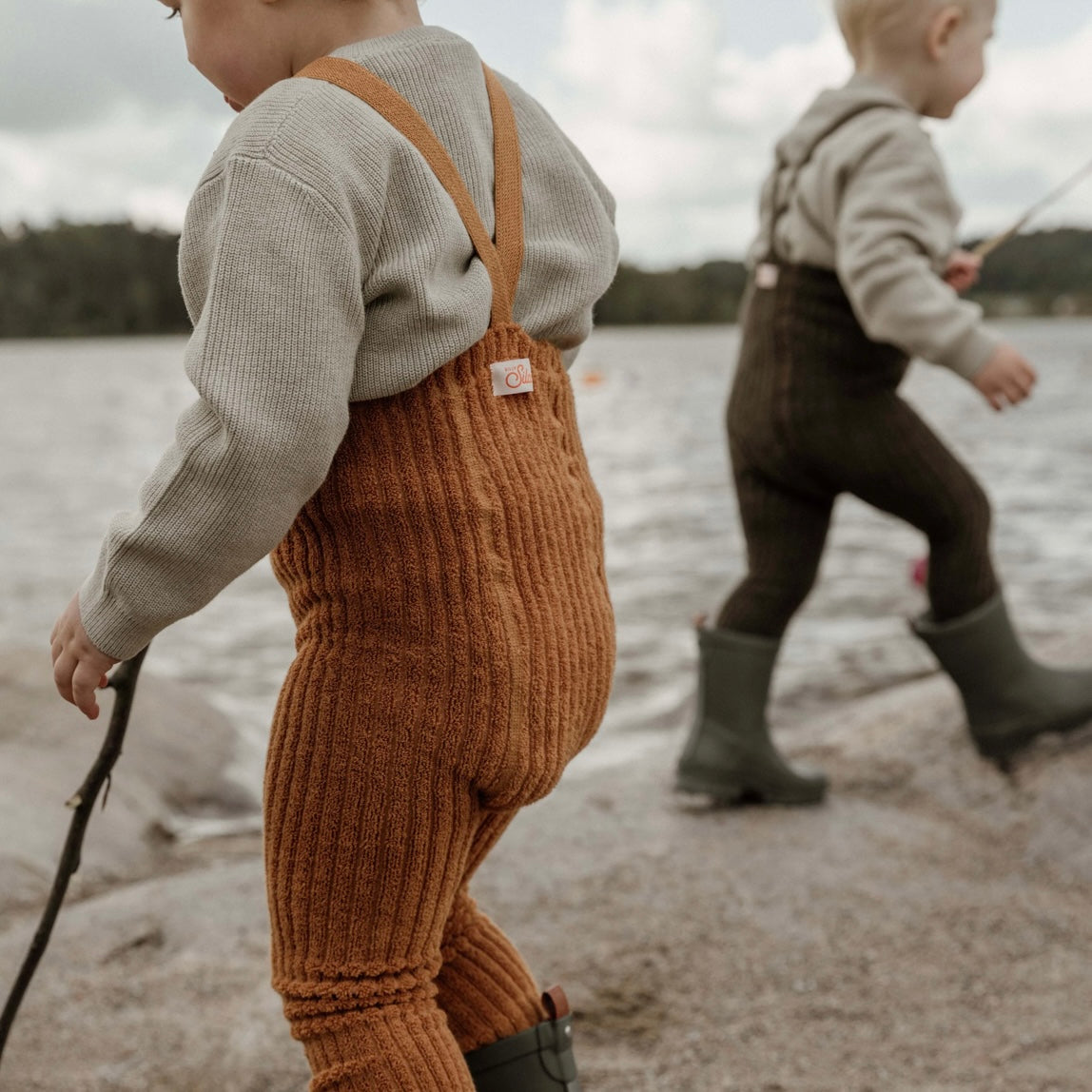 Granny Teddy Warmy Footless Collection - Amber