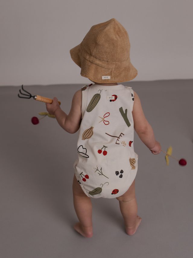 Wheat Terry Sun Hat [organic zoo] (26SS) – anoko.