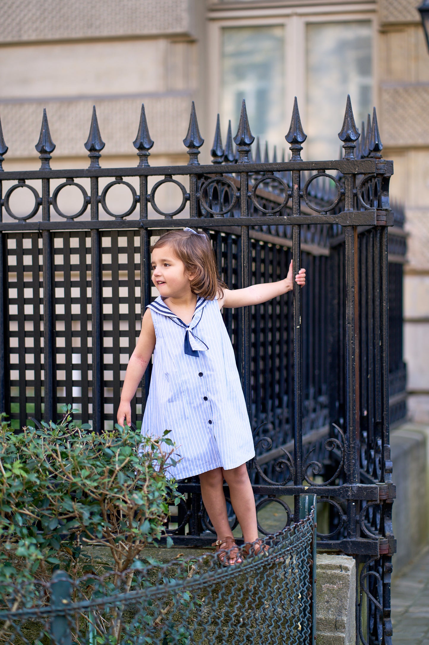 Dress LUCO - ice blue stripes [Maison Marelle] (26SS)