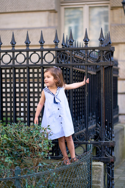 Dress LUCO - ice blue stripes [Maison Marelle] (26SS)