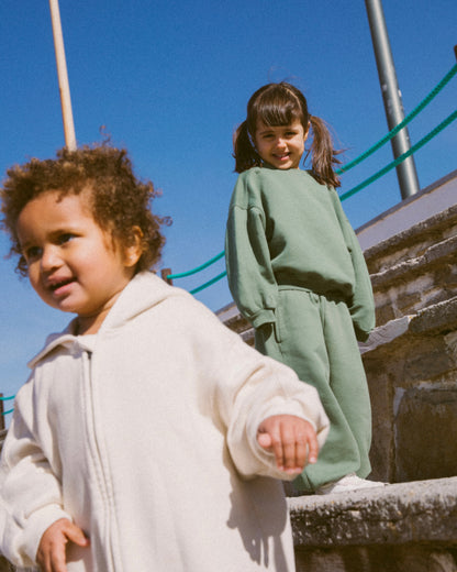 Organic French terry suit - Brown [EARTH THE ARCHIVE] (26AW)