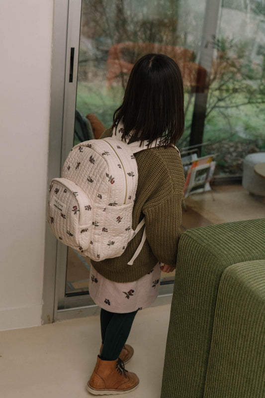 KIDS BAG - ECRU / BLACKBERRIES [STUDIO BOHEME] (25AW)