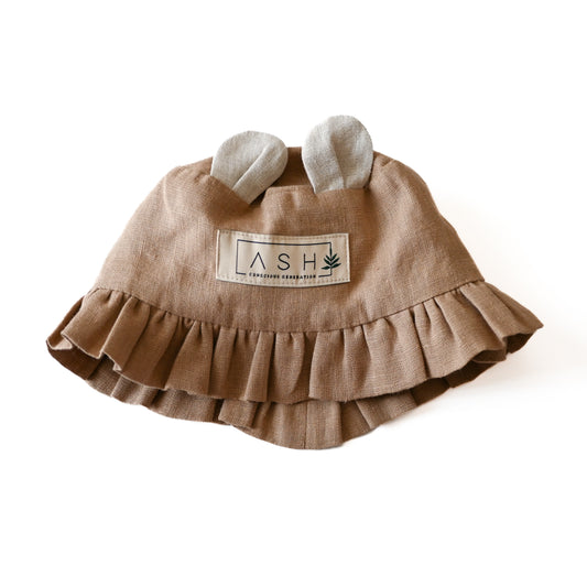 Bear Wavy Hat- Cappuccino(neutral)
