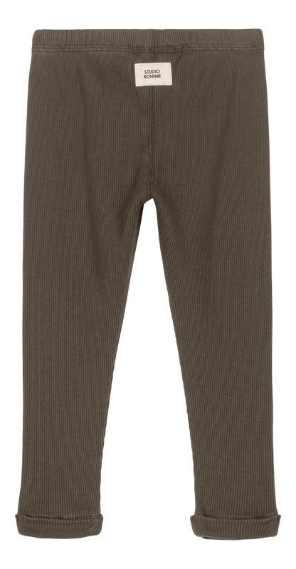 【予約販売】 ROM POM LEGGINGS - DARK TAUPE [STUDIO BOHEME] (25AW) 【2025年9月中旬以降入荷予定】