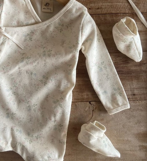 Floral Newborn Romper Socks [Anne shirley]（2026AW） 1