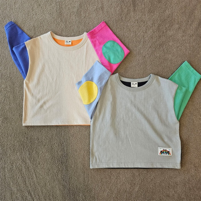 Round Color Block Tee [1ST BLUE]（2026AW） 8