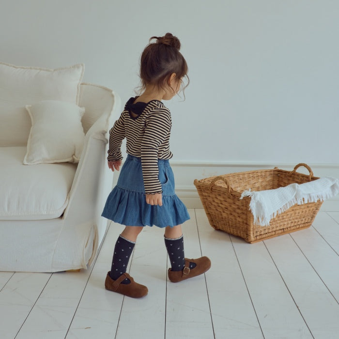 Stripe Ribbon Tee [1ST BLUE]（2026AW） 4