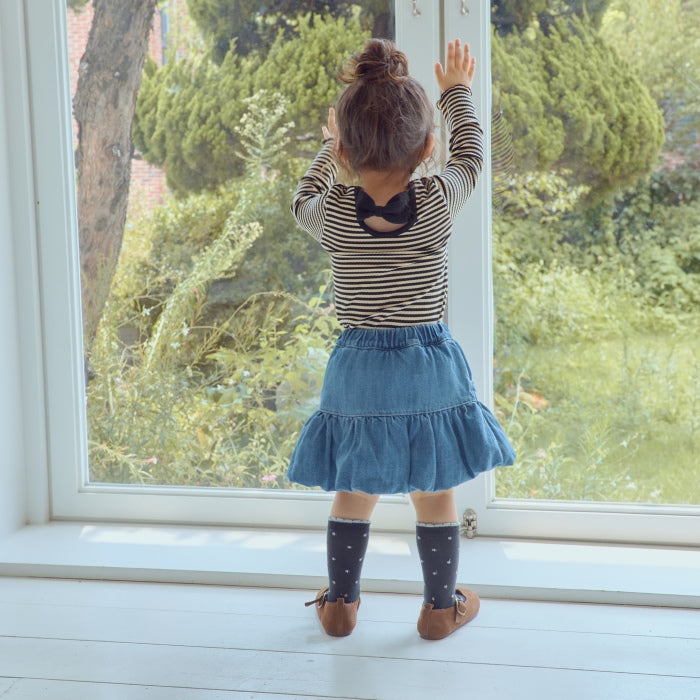 Stripe Ribbon Tee [1ST BLUE]（2026AW） 5