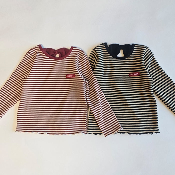 Stripe Ribbon Tee [1ST BLUE]（2026AW） 6