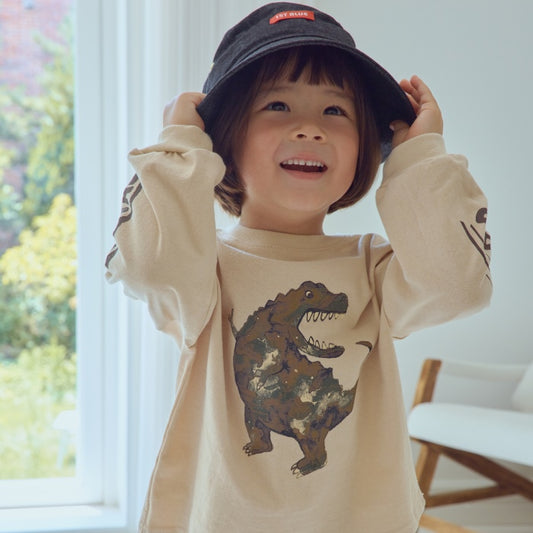 Camo Dinosaur Tee [1ST BLUE]（2026AW） 1