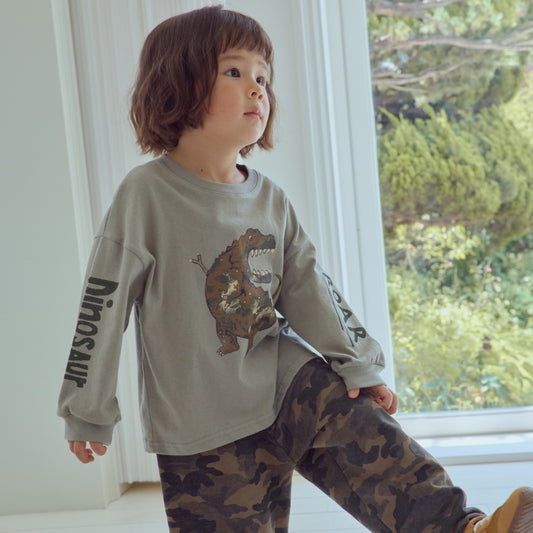 Camo Dinosaur Tee [1ST BLUE]（2026AW） 8