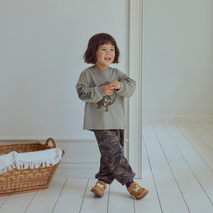 Camo Dinosaur Tee [1ST BLUE]（2026AW） 9
