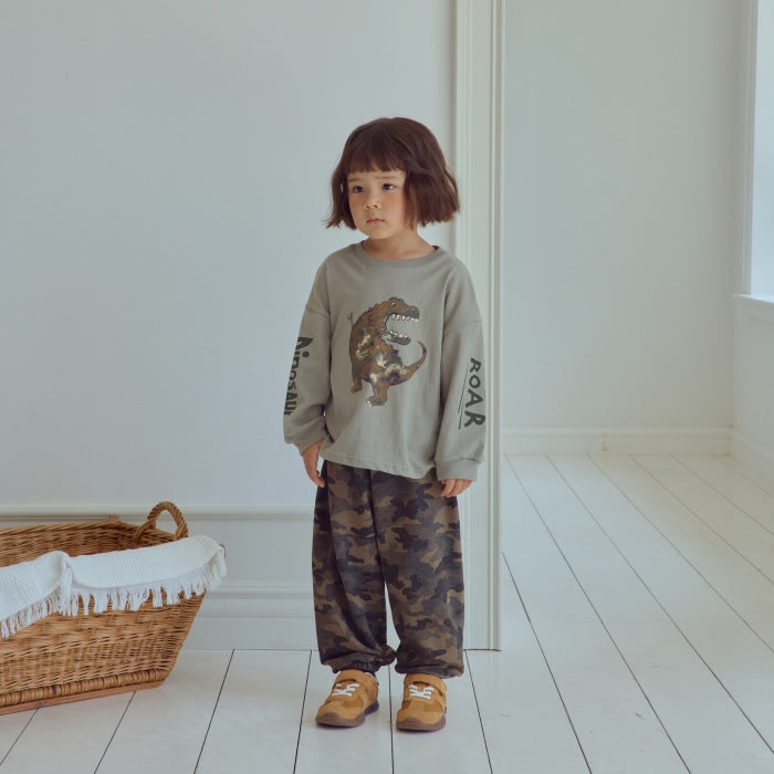 Camo Dinosaur Tee [1ST BLUE]（2026AW） 10