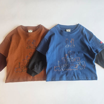 Layered Double-Sleeve Tee [1ST BLUE]（2026AW） 6