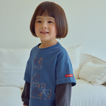 Layered Double-Sleeve Tee [1ST BLUE]（2026AW） 8