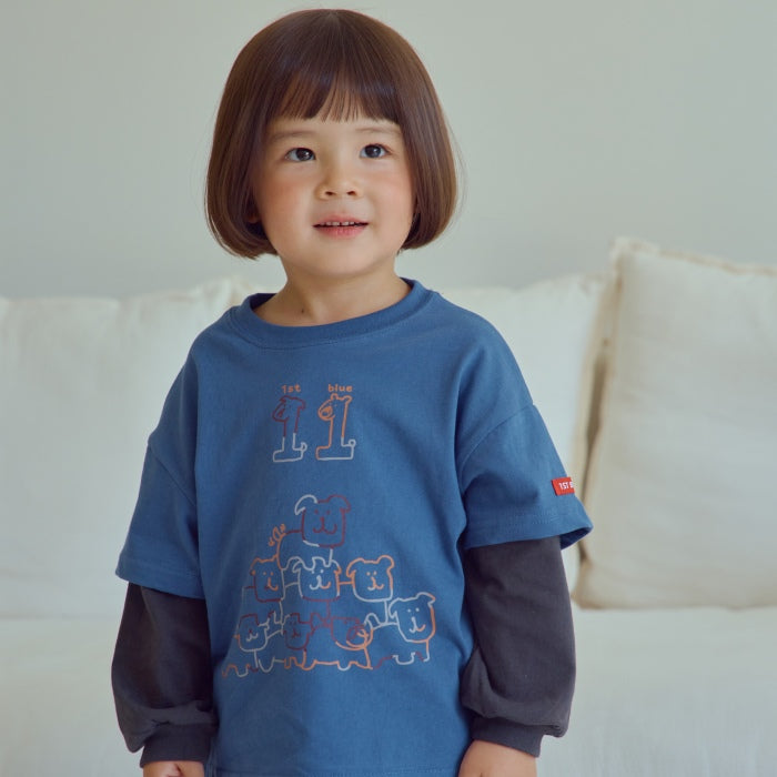 Layered Double-Sleeve Tee [1ST BLUE]（2026AW） 7