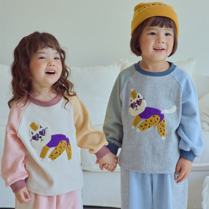 Yoga Cat Raglan Tee [1ST BLUE]（2026AW） 2