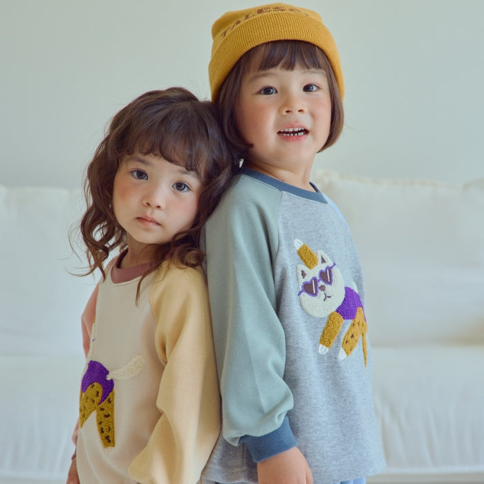 Yoga Cat Raglan Tee [1ST BLUE]（2026AW） 5