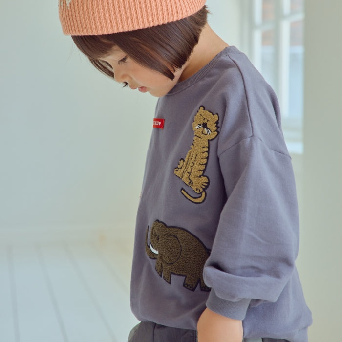 Animal Embroidery Tee [1ST BLUE]（2026AW） 5