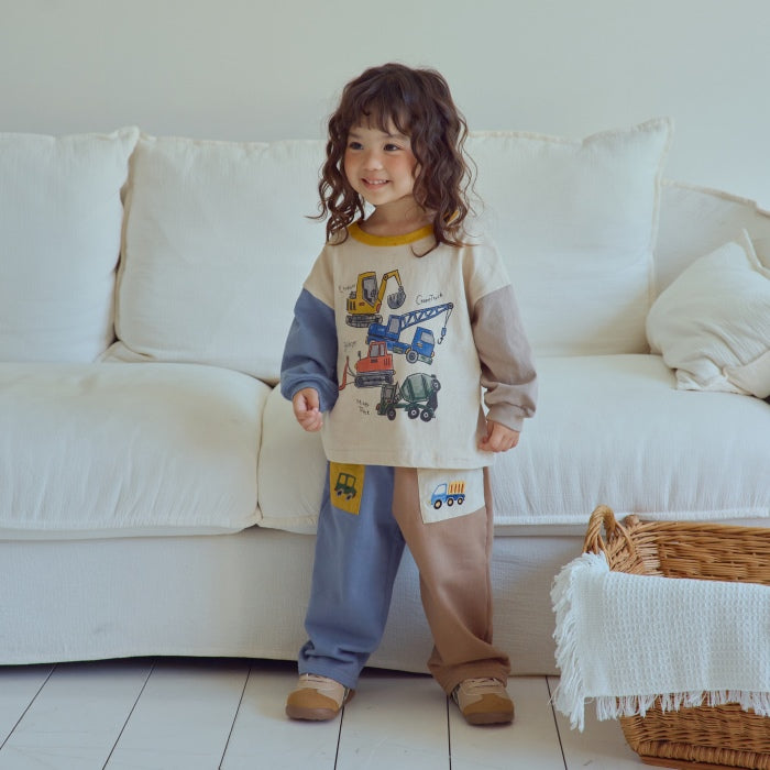 Car Embroidery Pants [1ST BLUE]（2026AW） 3